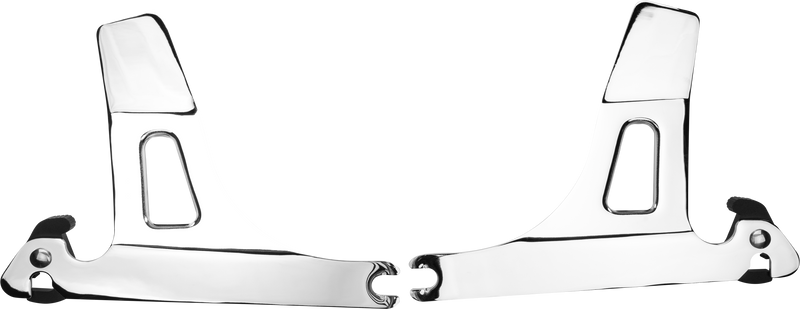 Harddrive Detachable Sissy Bar Side Plates - Chrome Dyna