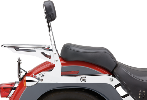 Cobra Detach backrest short - Round Chrome Softail 2007-2017
