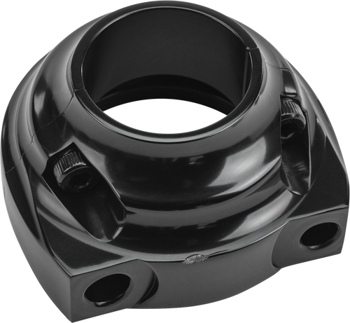 Harddrive Billet Throttle Clamp - Double Cable Snap IN Style Black
