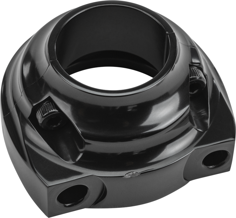 Harddrive Billet Throttle Clamp - Double Cable Snap IN Style Black