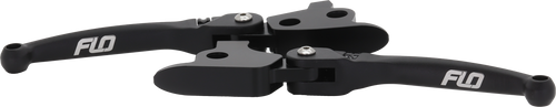Flo Motorsports MX Style Adjustable Lever - SET Black `2023-2024 CVO