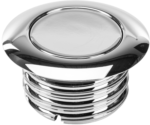 Harddrive Pop-Up Screw In Smooth Gas Cap - Vented RH Chrome