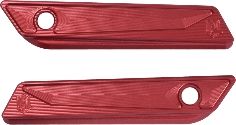 Kens Factory Next Level Saddle Bag Hinge Cover - RED CVO `23 HX Roadglide 24