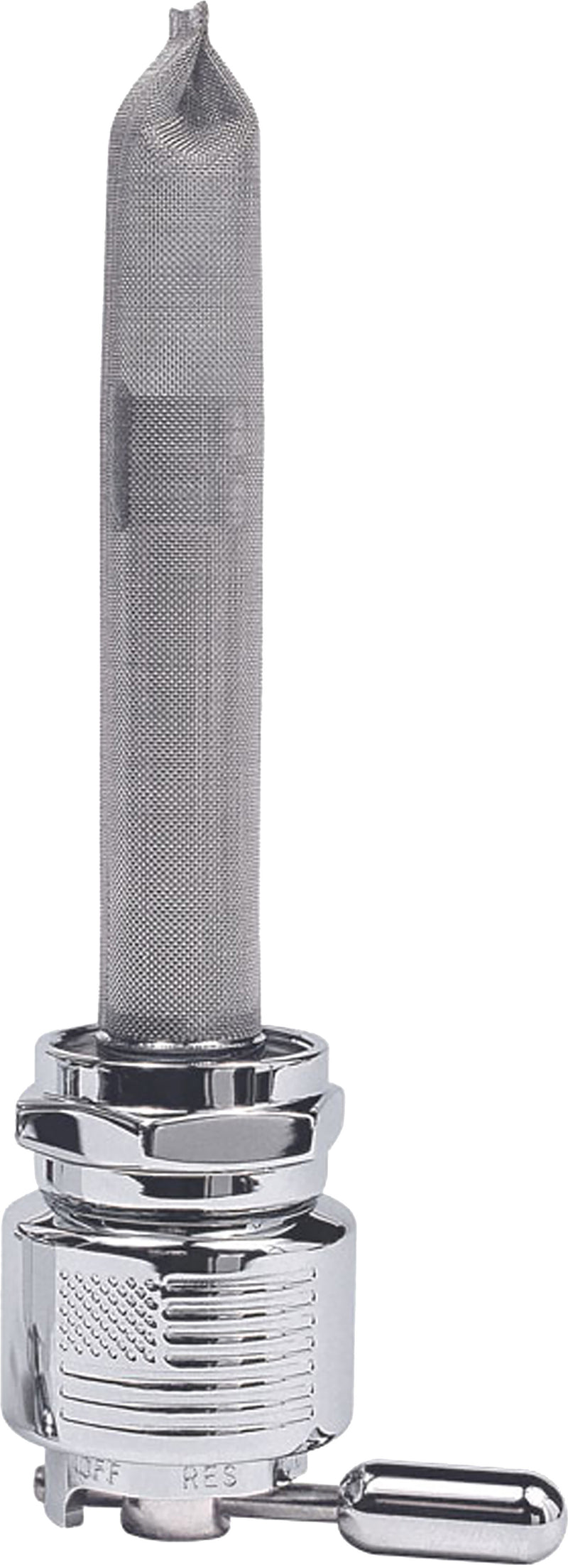Pingel Ent Petcock - Chrome With RES American Flag