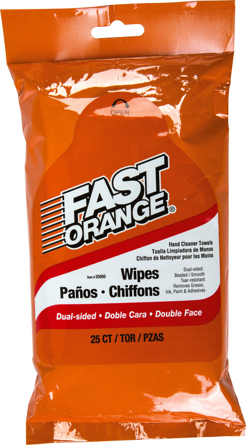 Permatex Hand Wipes - 25/PK