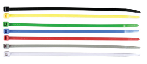 Helix Assorted Cable Ties - White 30/PK