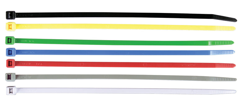 Helix Assorted Cable Ties - White 30/PK