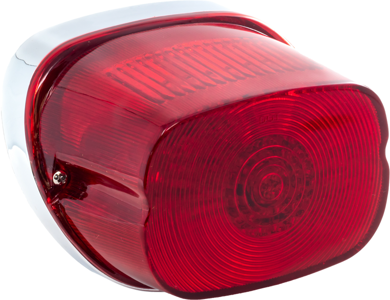Letric Lighting Co Squareback LED Tailight - RED Lense Hardwire