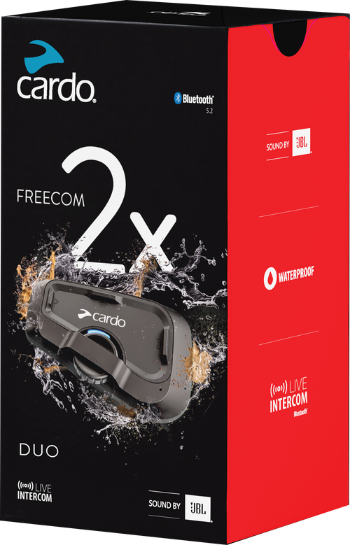 Cardo Freecom Bluetooth Headset - 2x Bluetooth Headset DUO