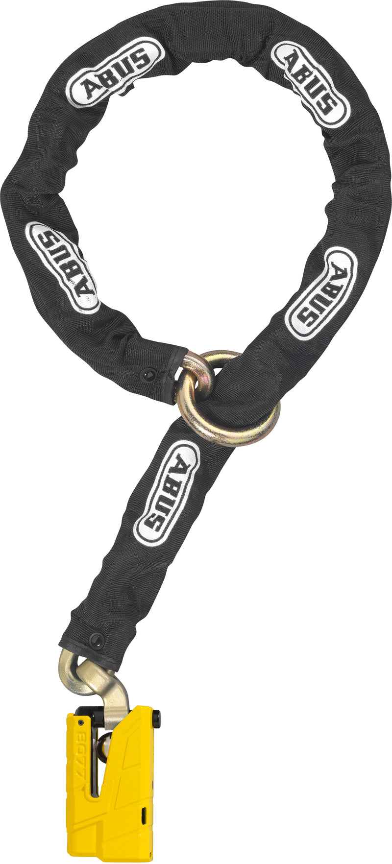 ABUS Granit 8077 Disc lock Plus Adaptor Chain - Alarm Disc Lock Plus Adaptor Ch…