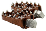 Flo Motorsports Moto Style Footpeg Set - Bronze 2"x3.125"