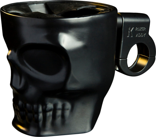 Kruzer Kaddy Skull Bar Mount Holder - Black