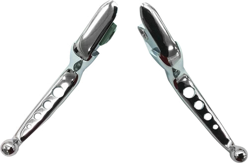 Harddrive Custom Levers - 4 Hole Lever SET Chrome Softail 2015-2024 Cable
