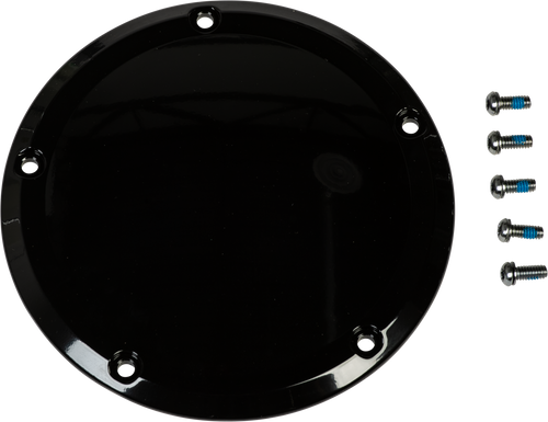 Harddrive Derby Cover - Gloss Black Touring 16-UP