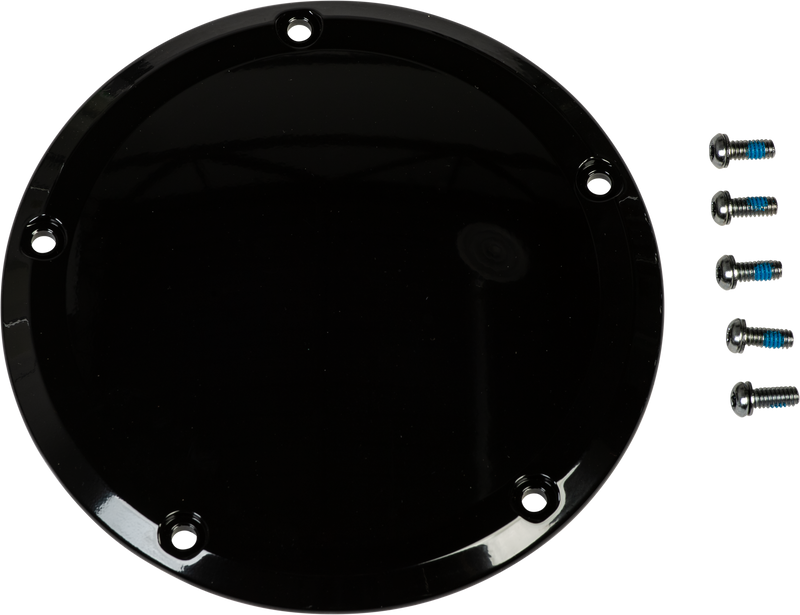 Harddrive Derby Cover - Gloss Black Touring 16-UP