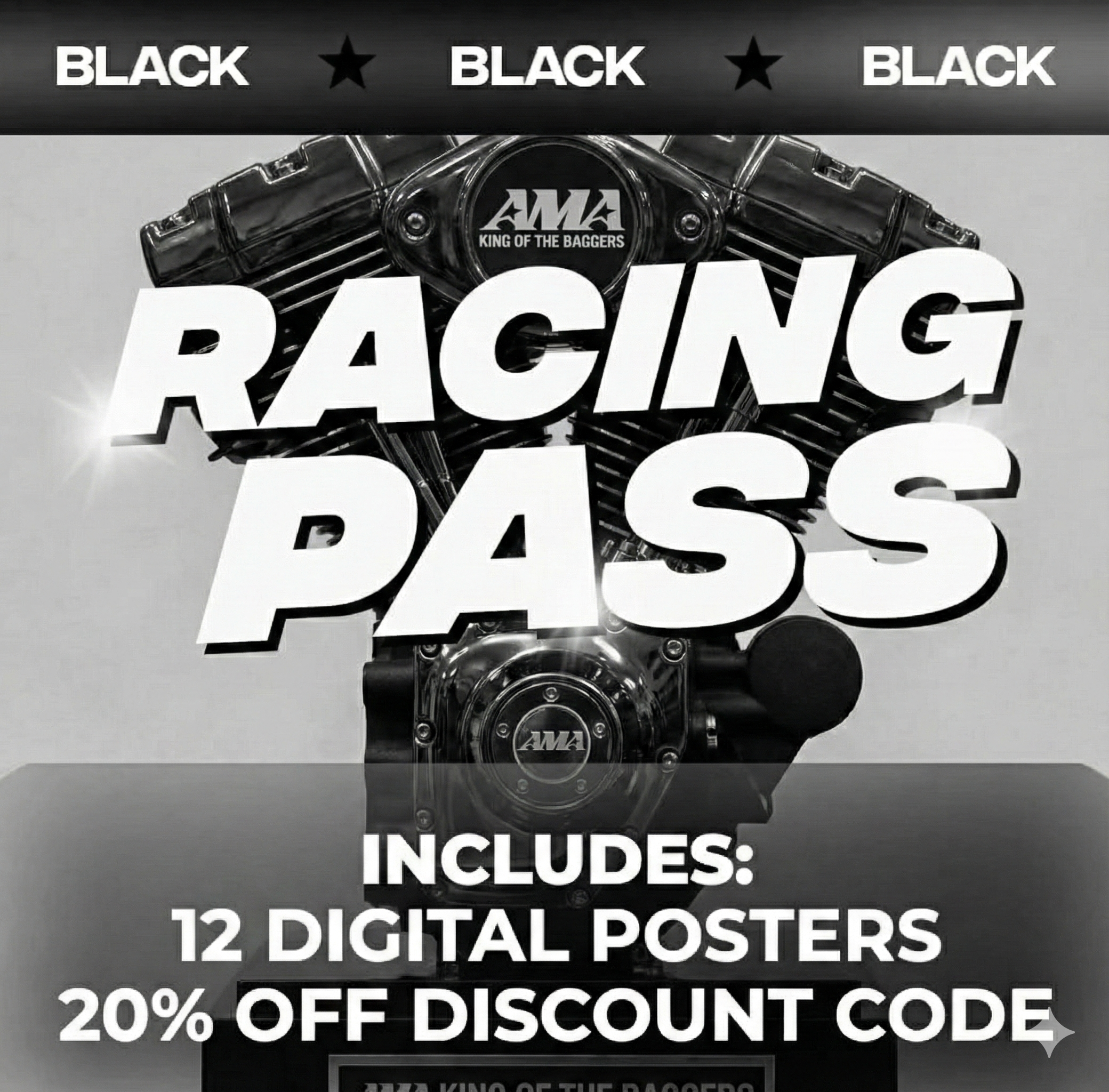 BLACK RACING PASS