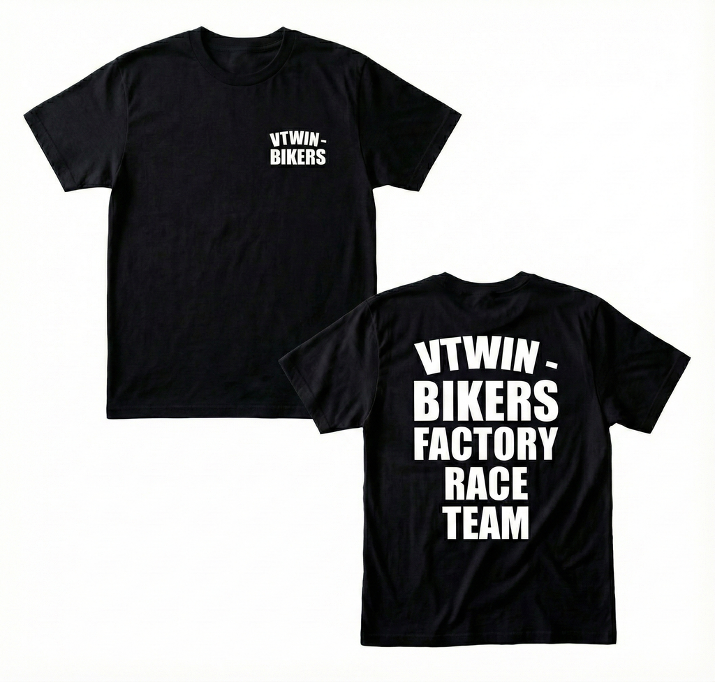 Factory Vtwin Bikers race Team T-Shirt