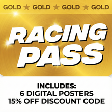 Load image into Gallery viewer, GOLD RACING PASS
