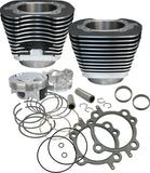 S&S Cycle 99-06 BT 97in Big Bore Cylinder Kit - Wrinkle Black