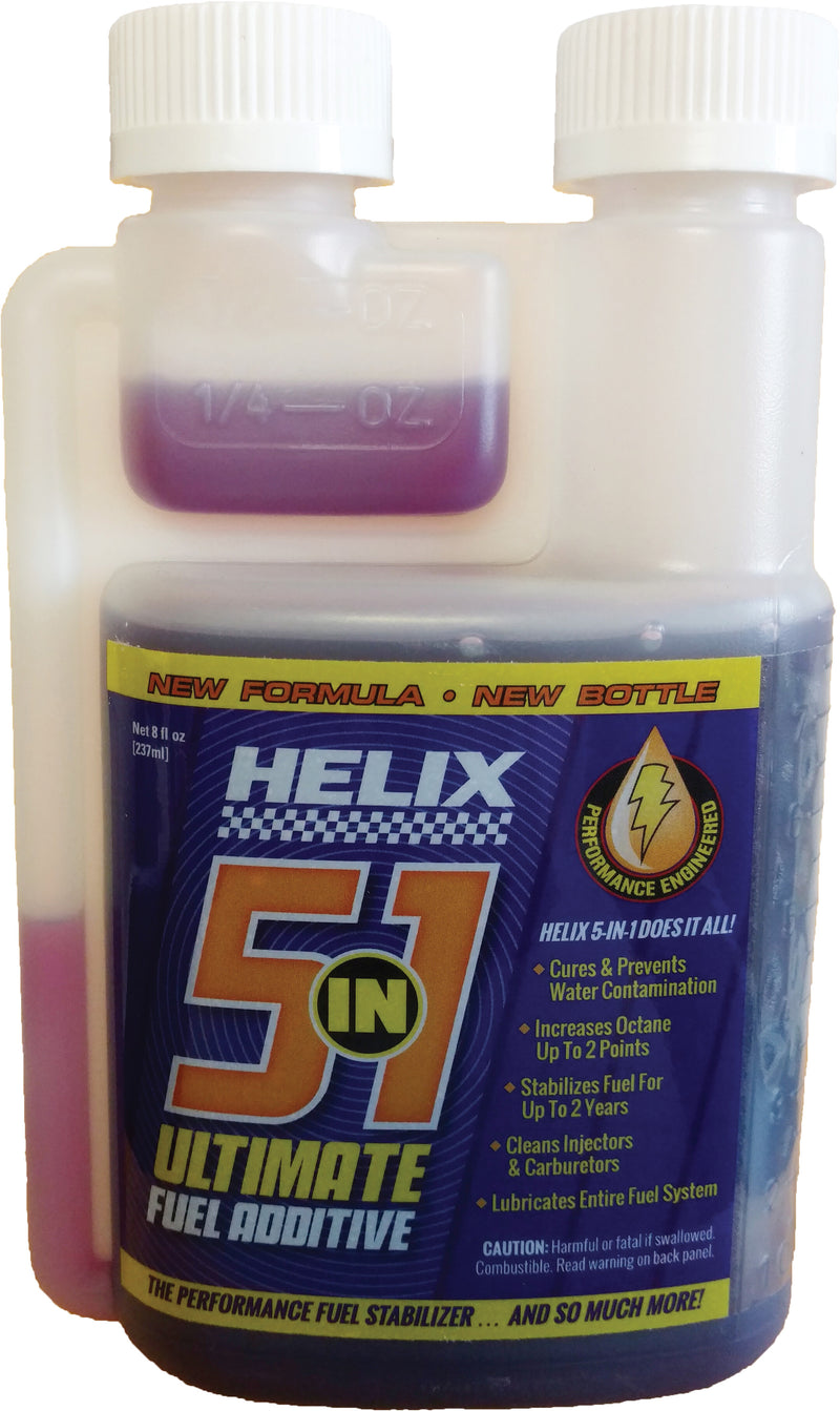 Helix 5 in 1 Fuel Additive - - 8 Oz. Bottle