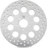 Twin Power 08-13 FLH FLT 08-16 FLHR 06-17 Dyna Front 11.8in Rotor Solid With Holes Stainless