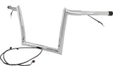 Baggernation Pre-Wired Monkey Bagger Bars Chrome - Harley Touring