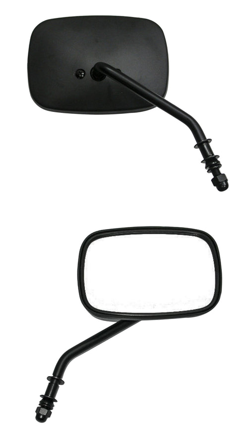 Harddrive OEM Mirror - Style Short Stem Matte Black Right