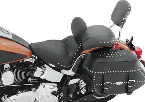 Mustang Motorcycle Solo with Driver Backrest Studs — 2000-2015 Harley-Davidson Touring