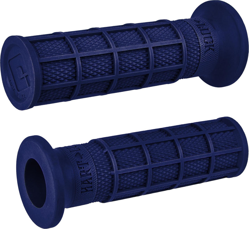 ODI VTwin Waffle Grips - Blue