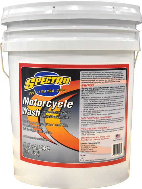 Spectro Premium Motorcycle Wash - 5 GAL