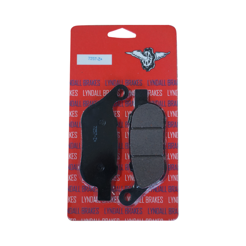 Lyndall Brakes Profiled Brake Pad - Z+ RR `2008-2017 Dyna / Softail