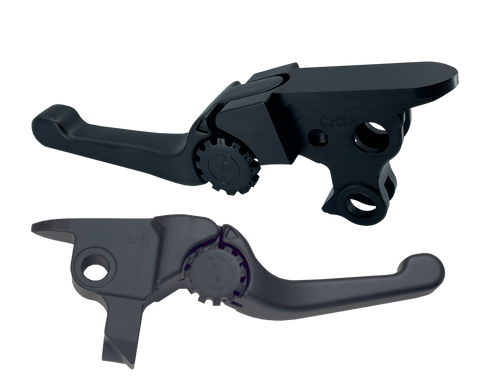 PSR Anthem Shorty Lever Set - Black FLT 2021-2024 Cable