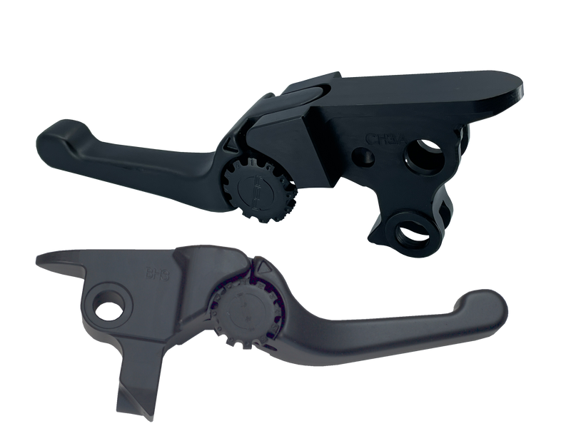 PSR Anthem Shorty Lever Set - Black FLT 2021-2024 Cable