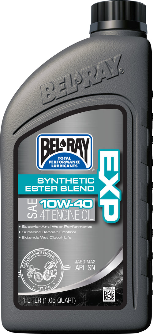 Bel-Ray EXP Semi-Synthetic Ester Blend 4T Engine Oil - Semi-SYN Ester OIL 10w40…