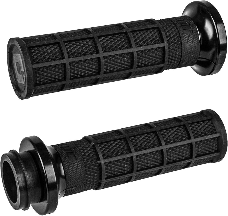 ODI V-Twin Lock On Grips - Black/Black Cable 1