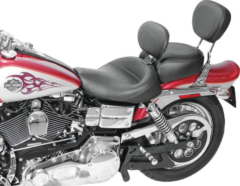 Mustang Motorcycle Solo with Driver Backrest Original — 2006-2017 Harley-Davidson Touring
