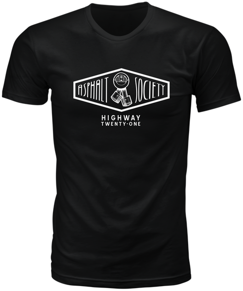 Highway 21 Asphalt Society Tee - Black SM