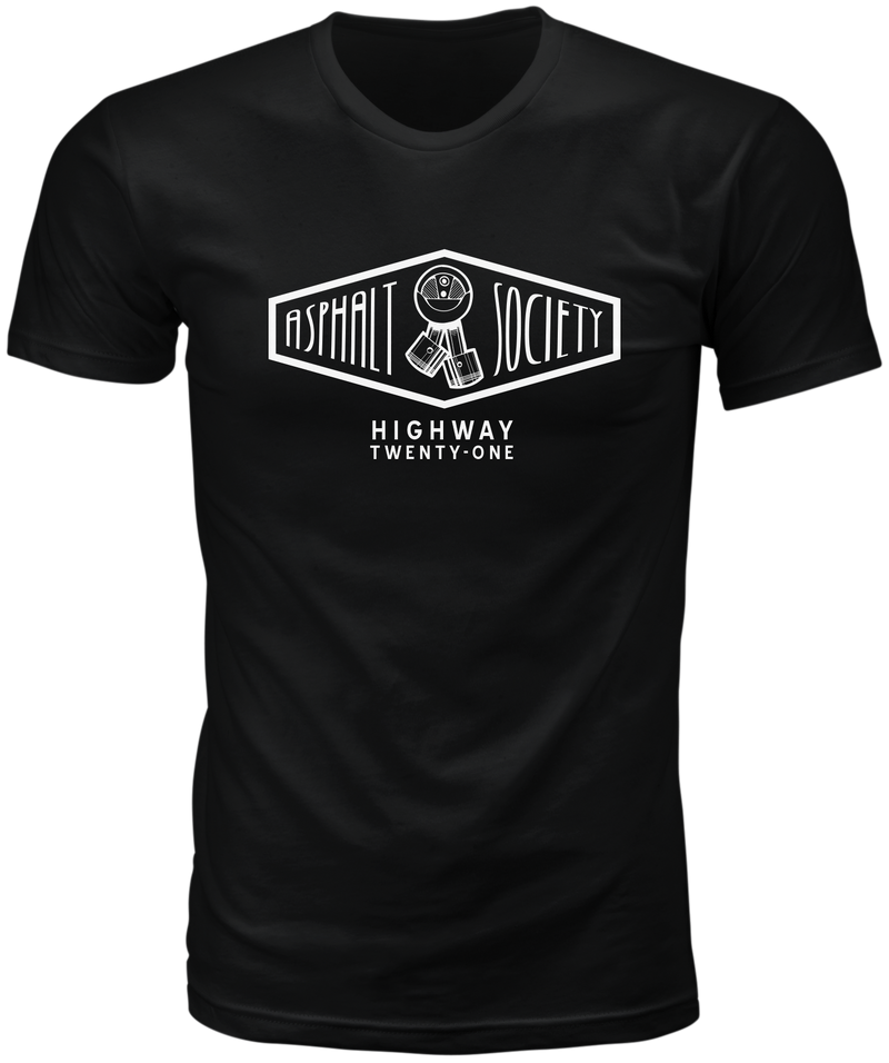 Highway 21 Asphalt Society Tee - Black SM