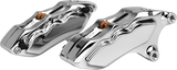 Hawg Halters Inc 6 Piston Caliper Kits - Pist Front Dual Caliper KIT Chrome FOR…