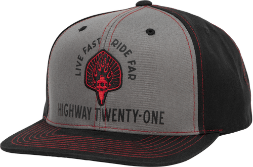 Highway 21 Ranger Hat - Black/Grey
