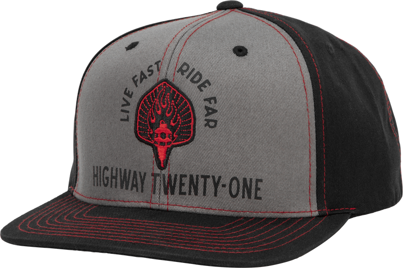 Highway 21 Ranger Hat - Black/Grey