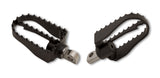 Burly Brand MX Style Mini Foot Pegs - Footpegs Black
