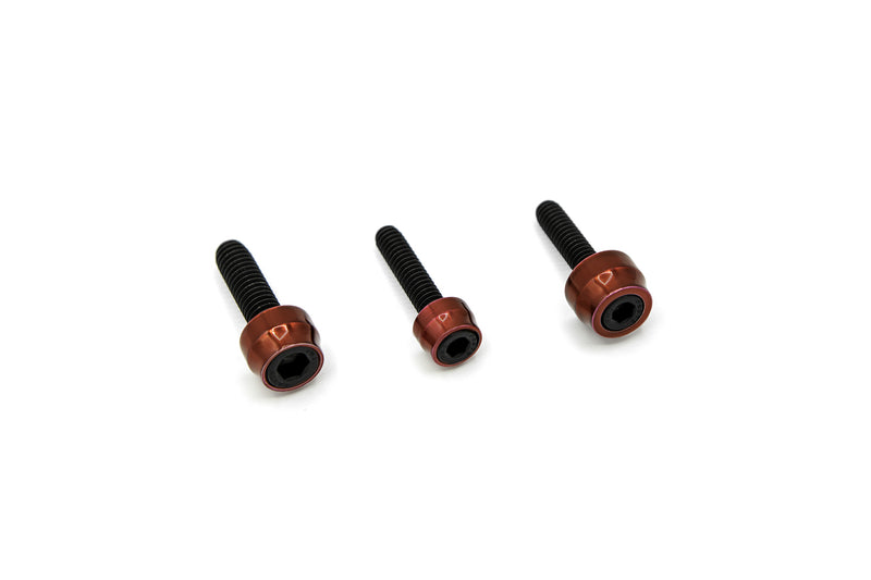 Santoro Fabworx Chacho's Bolt Kit - RED M8 ENG Trans Prim BLK