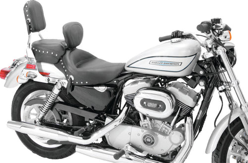 Mustang Motorcycle Solo with Driver Backrest Original — 2004-2021 Harley-Davidson Touring