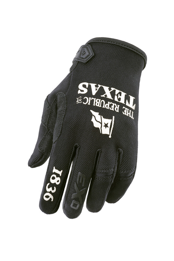Scorpion EXO Moto-Flex Lone Star Black MD Gloves - Harley & Indian V-Twin