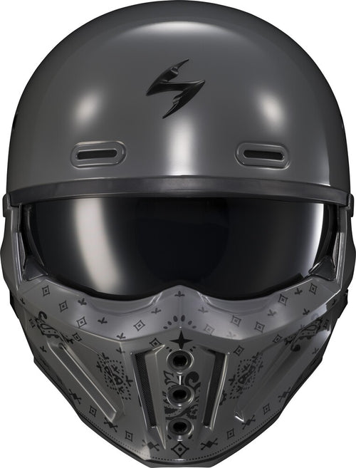 Scorpion EXO Covert Helmet Face Mask Bandana - Cement Grey