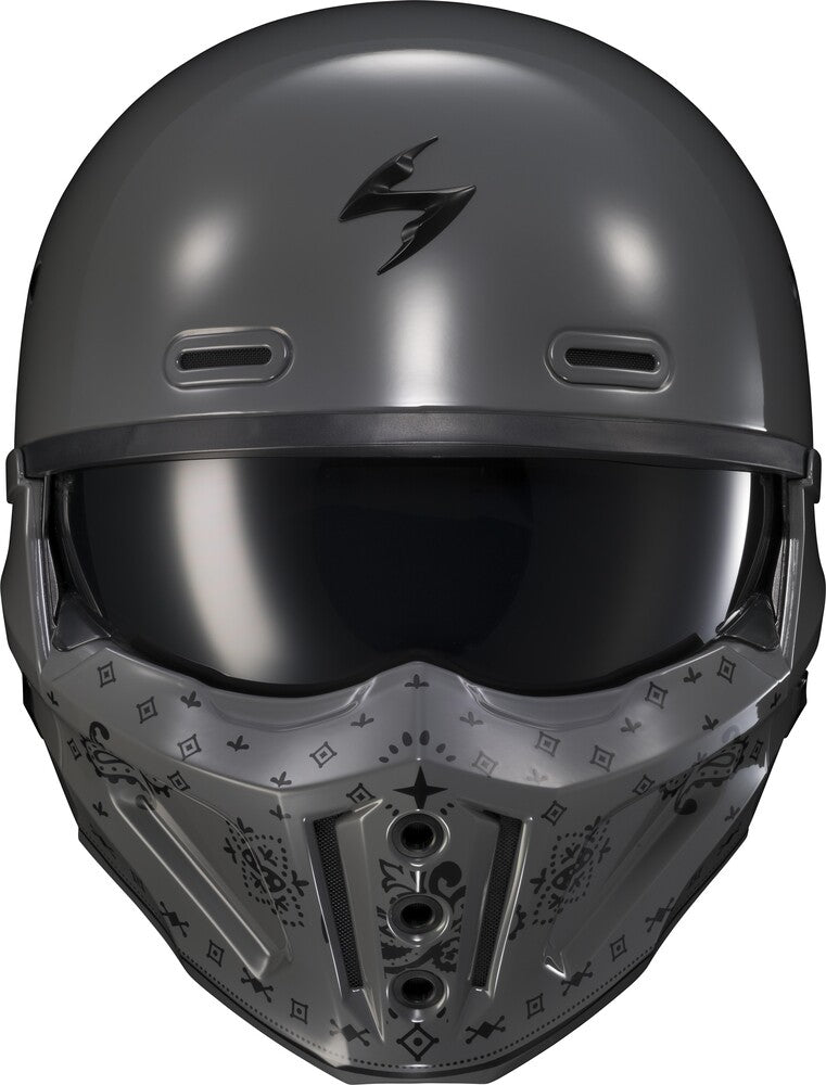 Scorpion EXO Covert Helmet Face Mask Bandana - Cement Grey
