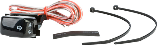 Harddrive Handlebar Switch - T/Signal BLK WHT Letters Replaces OEM 71591-96