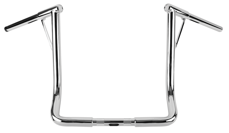 Burly Brand Louie-Bagger Handlebars - 16"bar 1.25" TBW Chrome