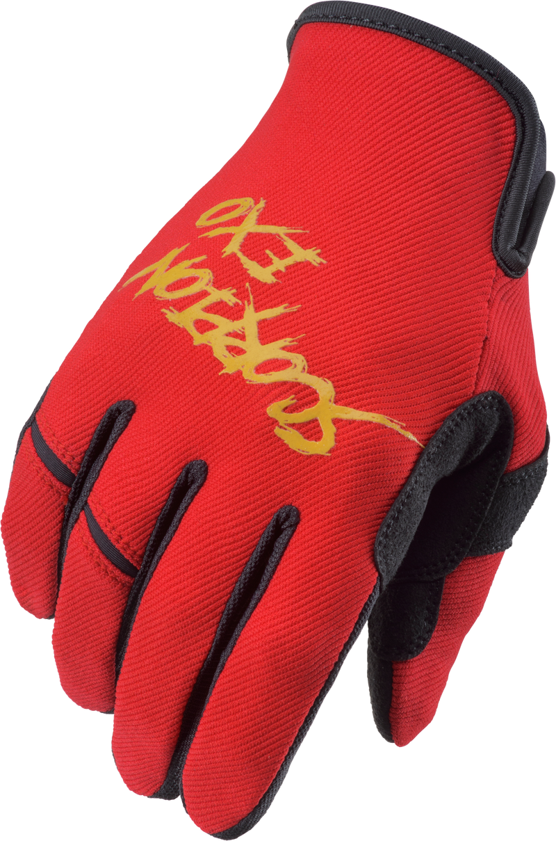 Scorpion EXO Air-Stretch Gloves - Grind RED/Gold MD